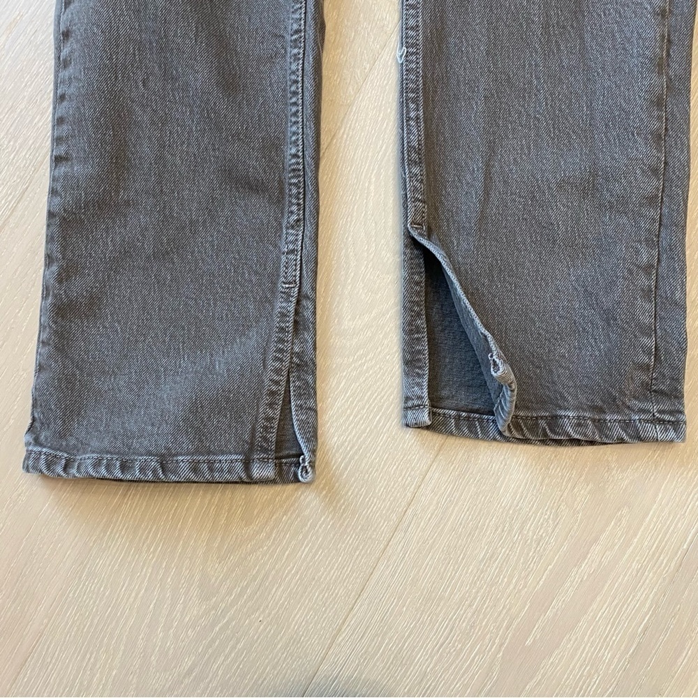 Zara Split Hem Slim Jeans in Brown size 2 - Picture 12 of 14